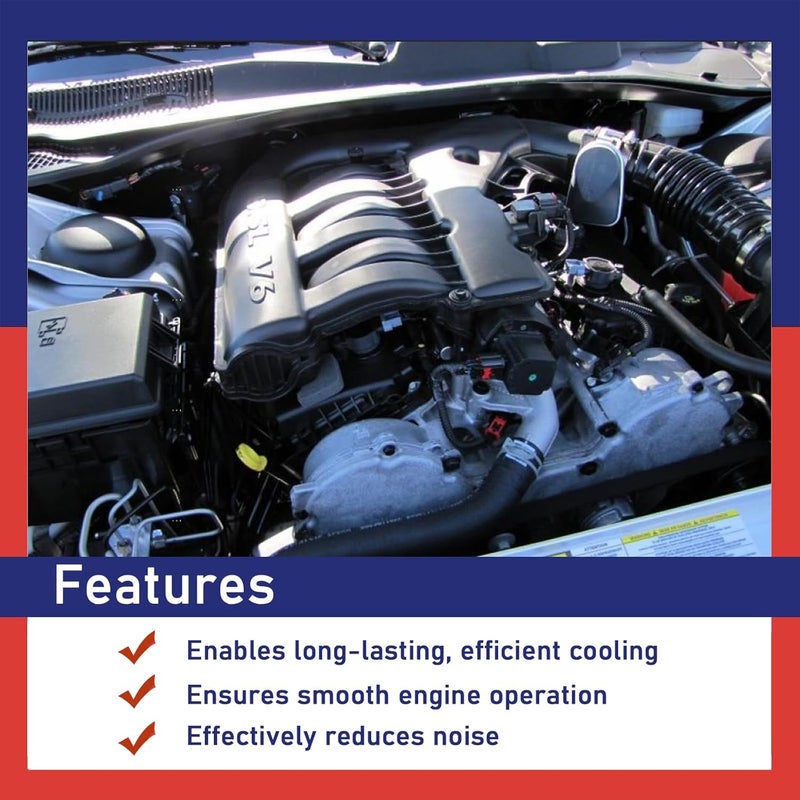 Xiaoyudou Engine Timing Belt with Water Pump Compatible with Dodge Avenger, Challenger, Charger, Journey, Magnum, Grand Caravan, Nitro & Chrysler 300, Sebring, Pacifica, Town & Country 3.5L 4.0L - Image 4